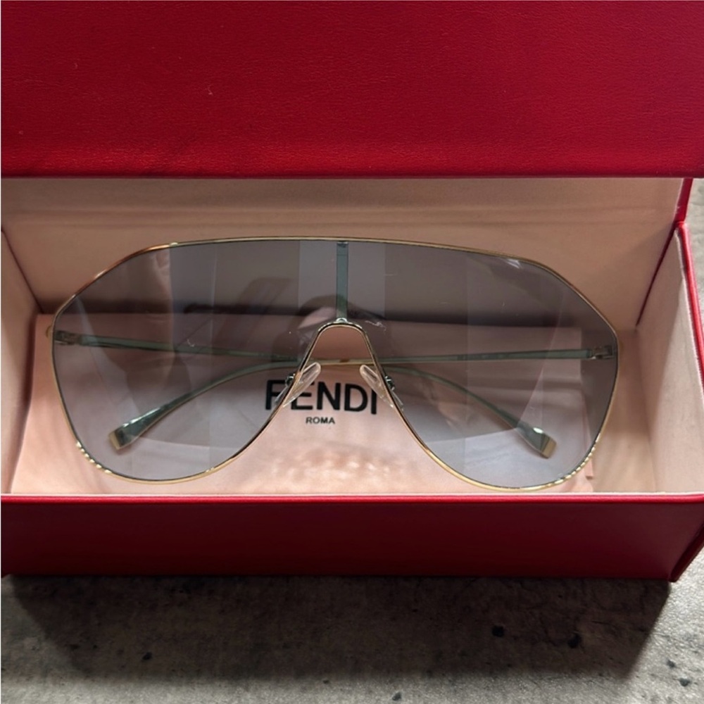 Fendi Sunglasses - Blue & Gold